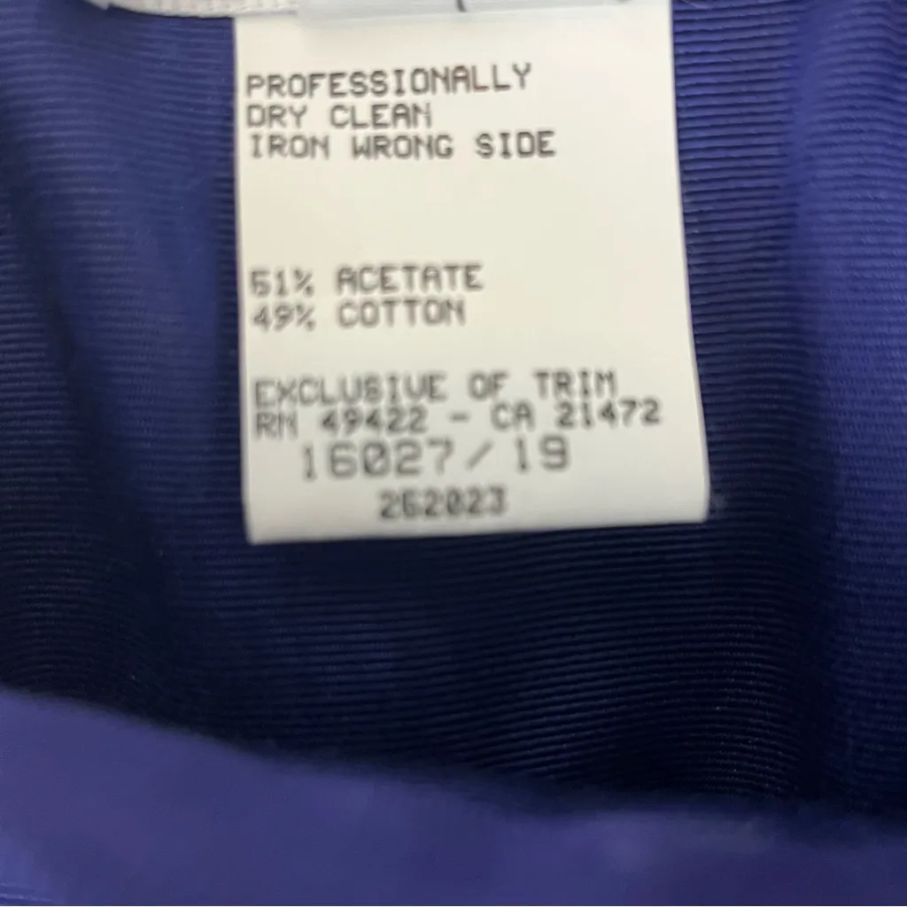 SCOTT McCLINTOCK American Vintage Purple Two Piece Suit Set, Size 12P - Image 4