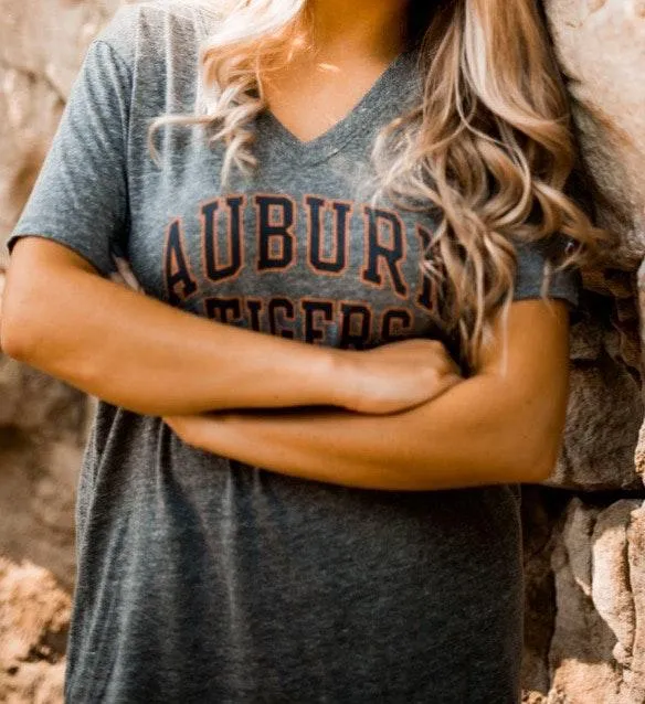 Auburn Tiger T Shirt Gray Size L - Image 3