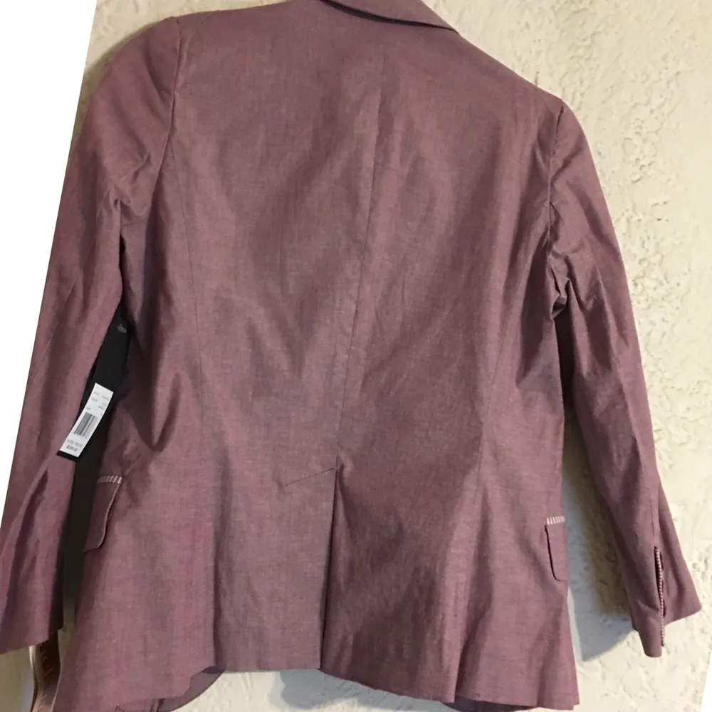 Women Magenta Pink Blazer Sz 6 - Image 2