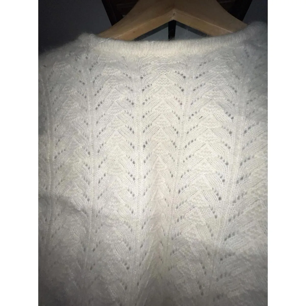 VTG 1970s Evan-Picone Angora Wool Knit Button Sweater Vest Hong Kong Medium - Image 9