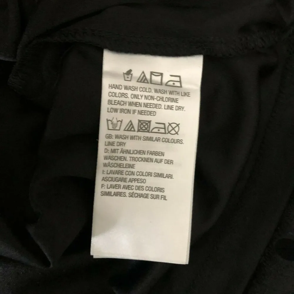 Isaac Mizrahi Live! Stretch Lace Short Sleeve Dress Shift Black Size XXS - Image 4