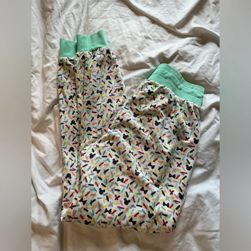 Vintage muted green Mickey Mouse joggers - Image 7
