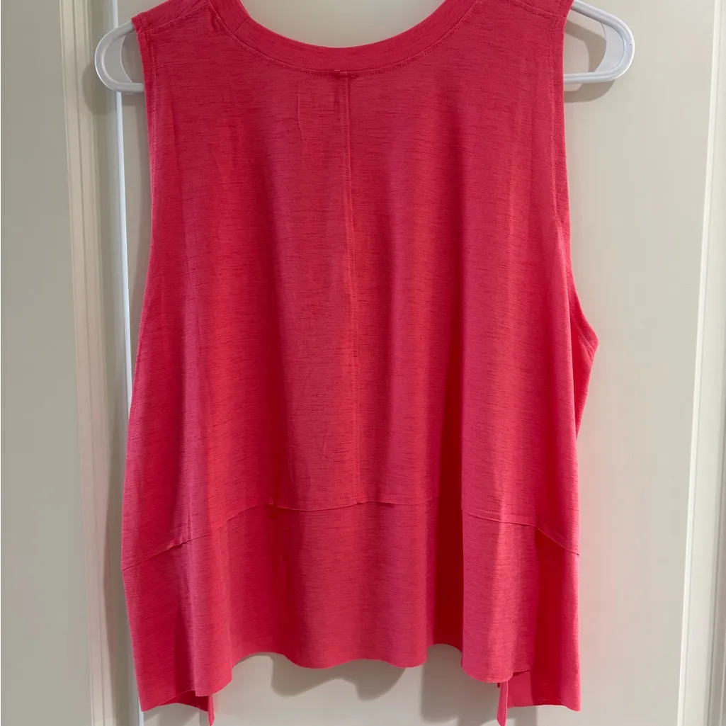 NWT Free People Movement oversized inspire tank size S Pink - Image 8