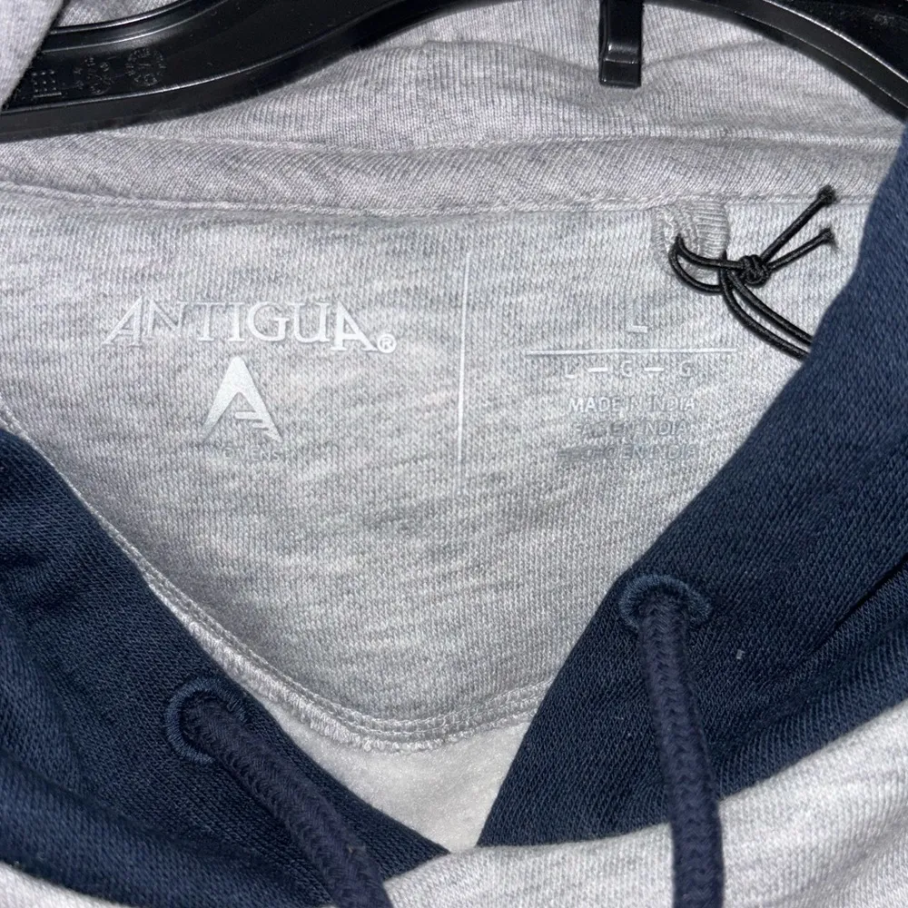 Women’s Heather Gray/Navy Dallas Cowboys Pullover Hoodie/Large - Image 6