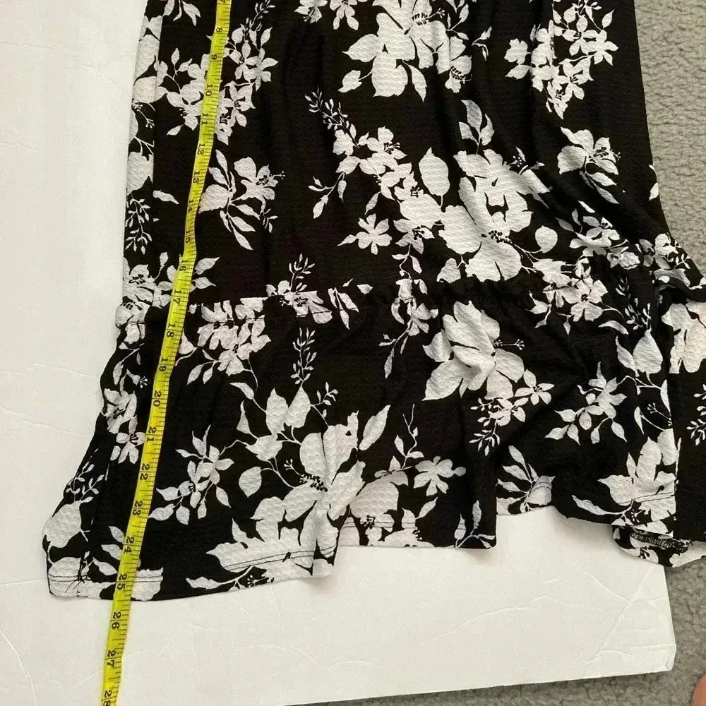 MICHAEL KORS Womens New Black Floral Knee Length - Image 7