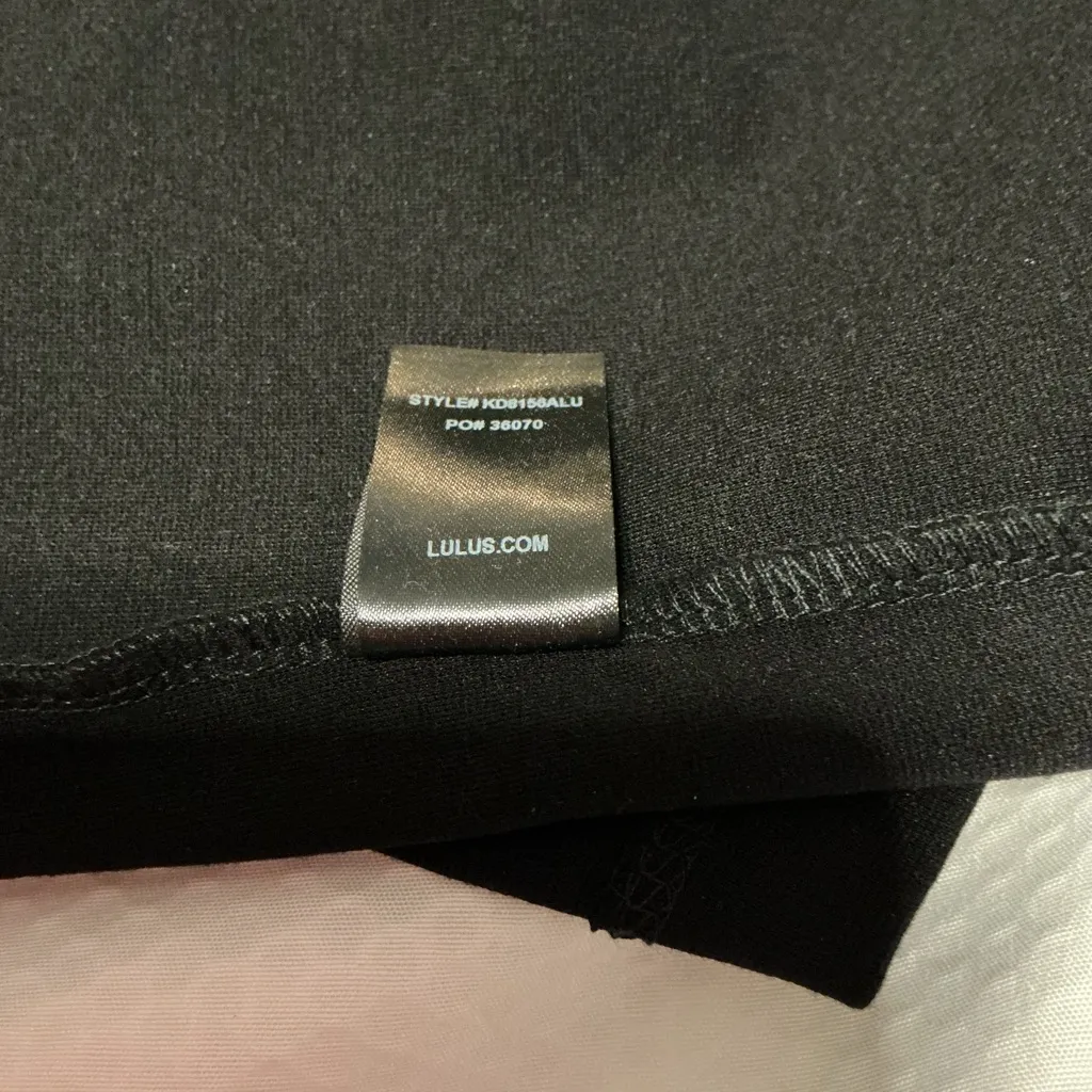 Lulu's Classic Black Long Sleeve Dress - Image 10