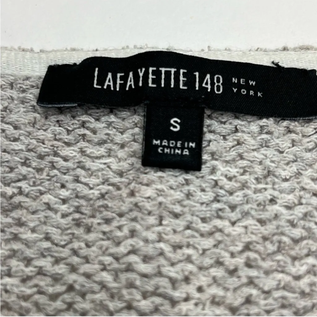 Lafayette 148 New York Knit Sleeveless Sweater Women‎ Size Small Grey Gray *FLAW - Image 2