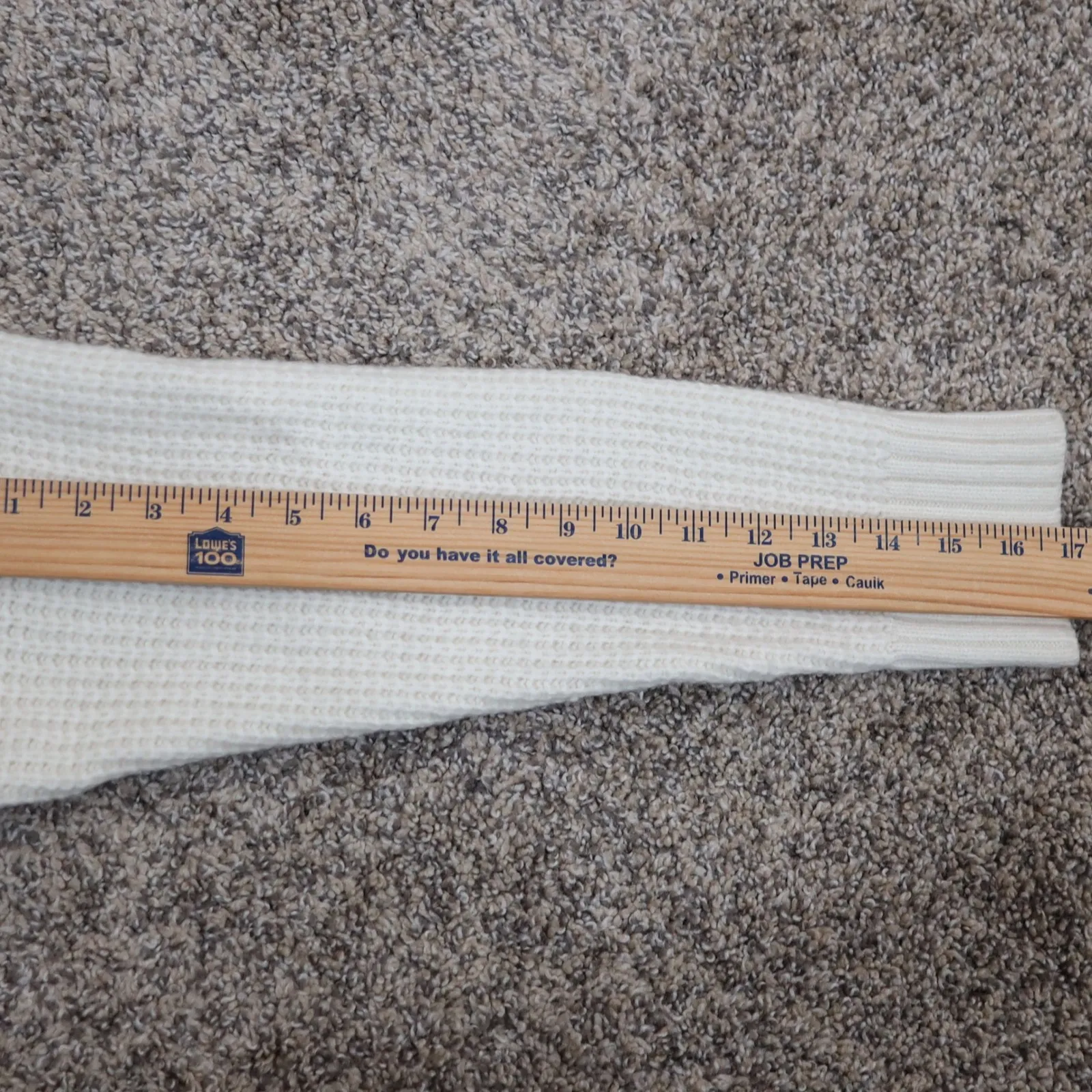 Lauren Ralph Lauren Black Label Wool Cream Waffle Knit Turtleneck Sweater XL - Image 10