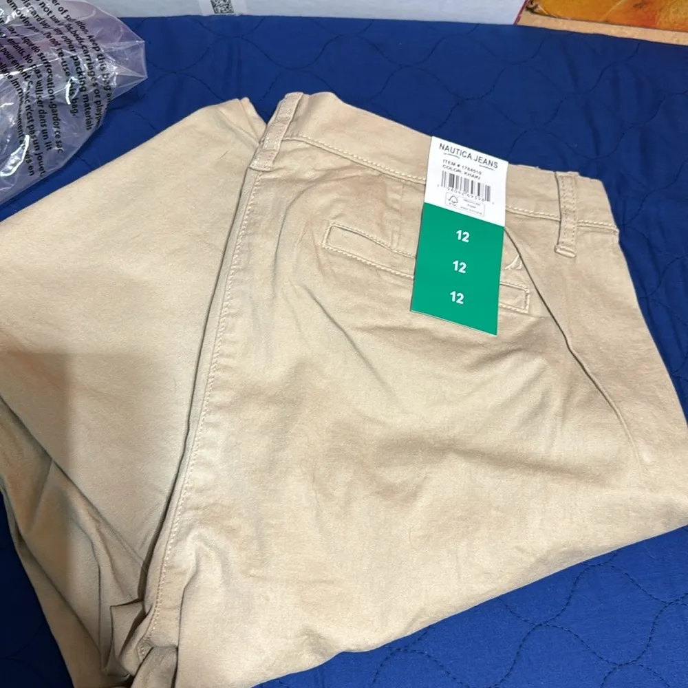 Nautica Jeans Womens' Cotton Chino Ankle Pants nwt - Image 5
