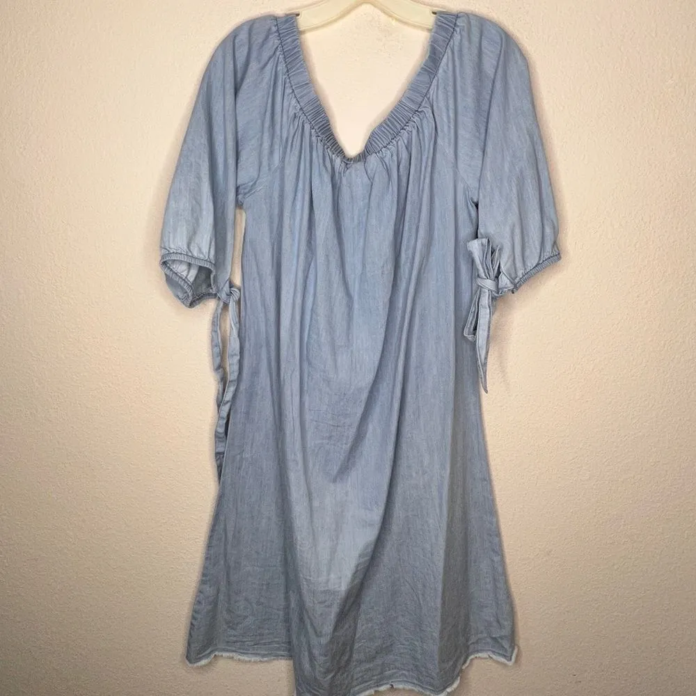 Speed Control Embroidered‎ Dress Blue Size M - Image 2