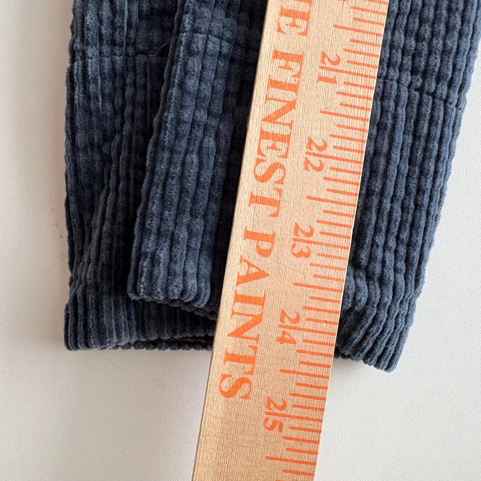 J Jill Corduroy Blazer Jacket Blue 2X Women Long Sleeve Button Front Pockets - Image 8