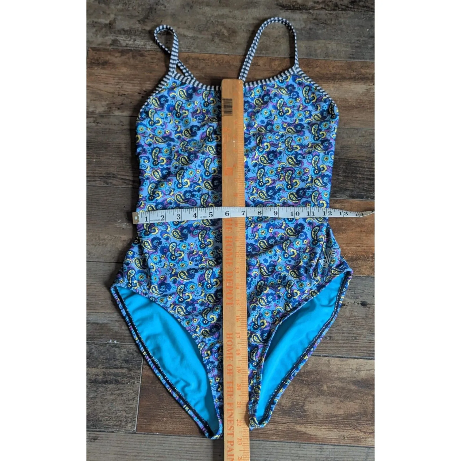 Uglies Swimwear Women's Blue Paisley V - Image 4