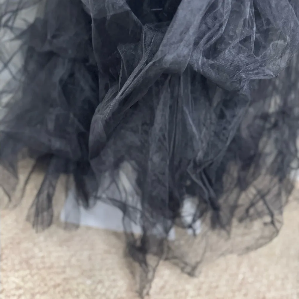 WDPL WOMENS SOLID BLACK COLORED LONG SKIRT SIZE 5XL. B1 - Image 5