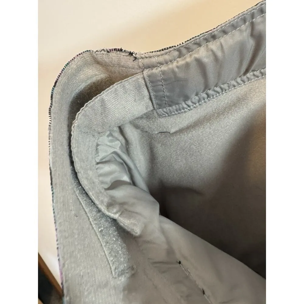 Betty Rides Women's Medium Pink Black Blue Ski Snowboarding Snow Pants Pockets - Image 12