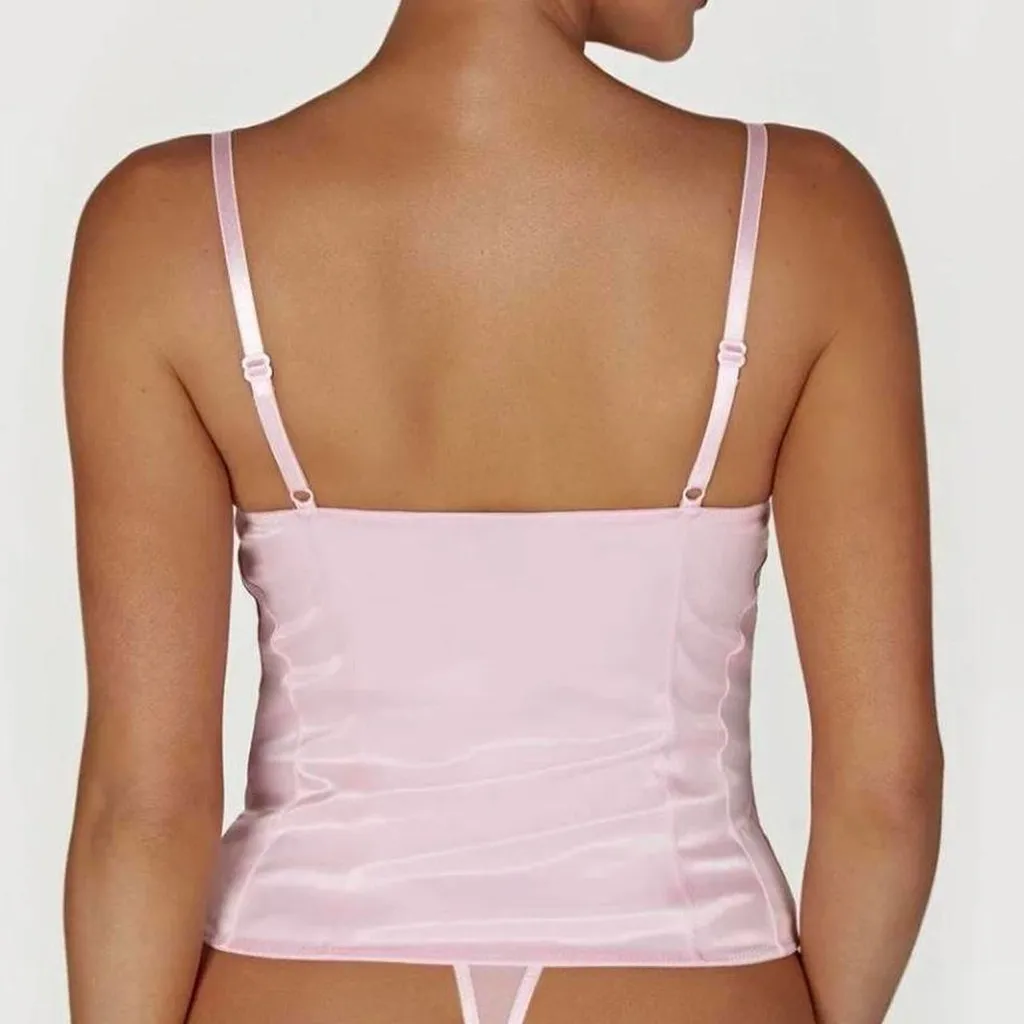 Meshki claudia lace satin corset - Image 2