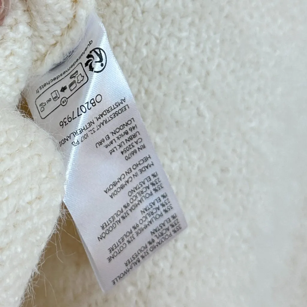 FREE PEOPLE Sparrow Pullover in Ivory Size Small - Image 8