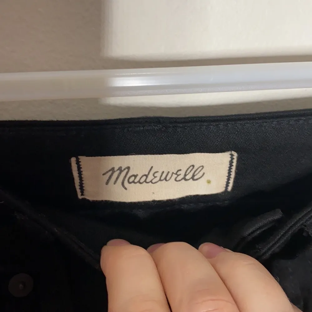 Madewell Black Tall Curvy High-Rise Skinny Jeans sz 24T - Image 10