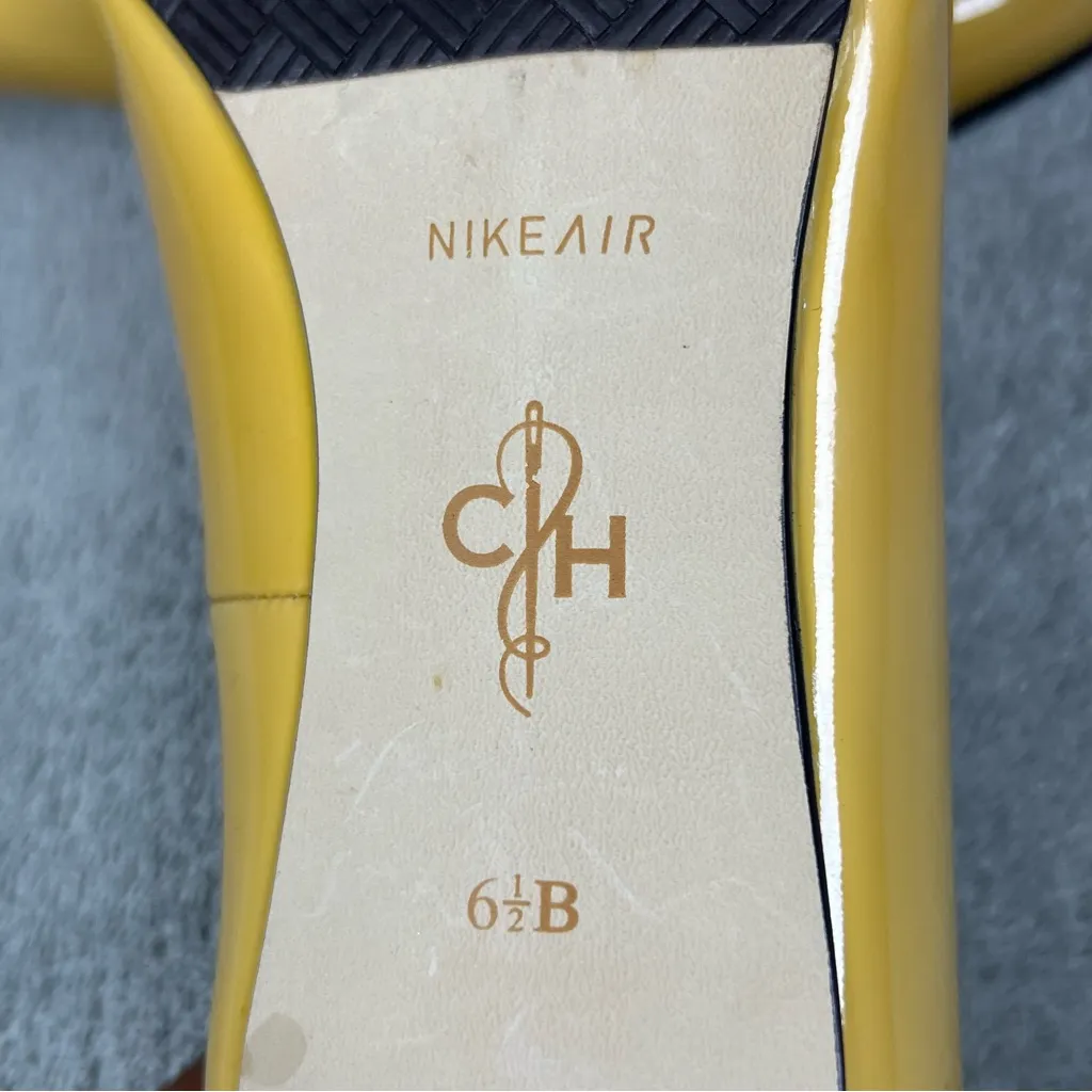 Cole Haan Juliana Women's Patent Leather golden mustard nike air.  size6.5 - Image 2
