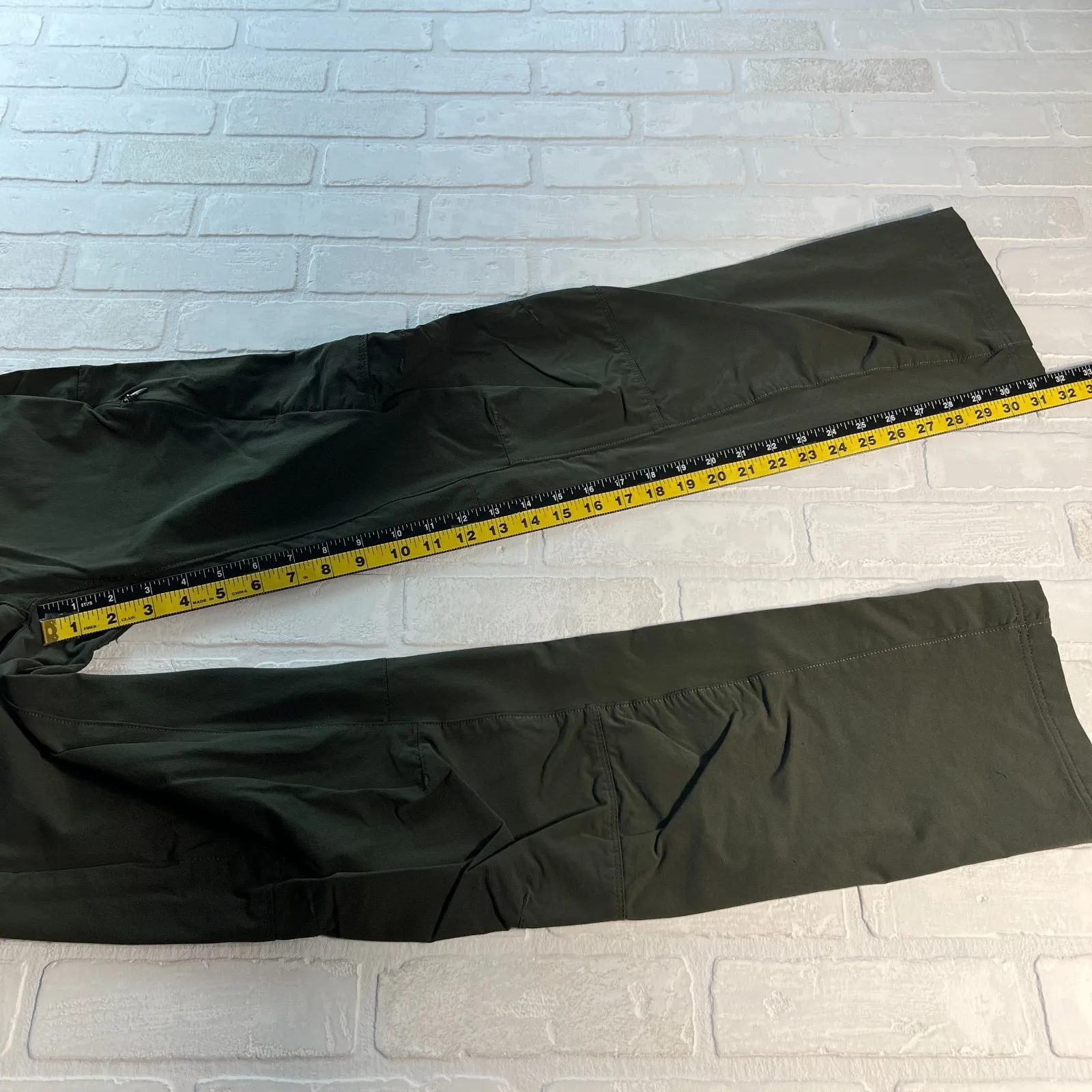 Duluth Trading Flexpedition Pants Womens 2x32 Green Bootcut Outdoor Hiking Nylon Size 2 - Image 11
