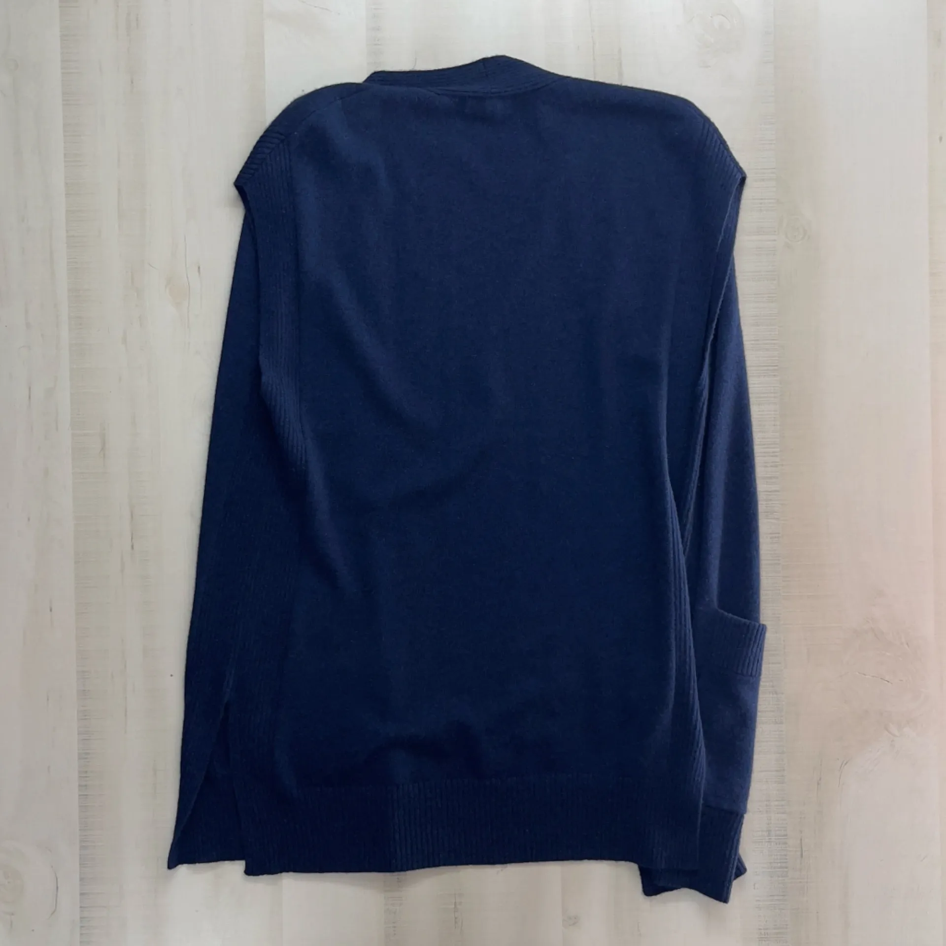 KINROSS CASHMERE navy blue oversized vest sweater L Size L - Image 7