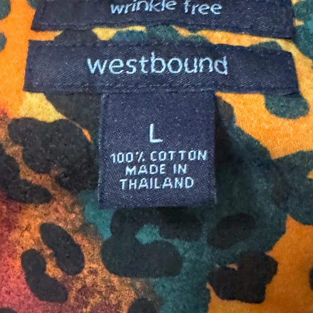 Westbound  Multicolor Animal Print Shirt/Blouse - Image 2