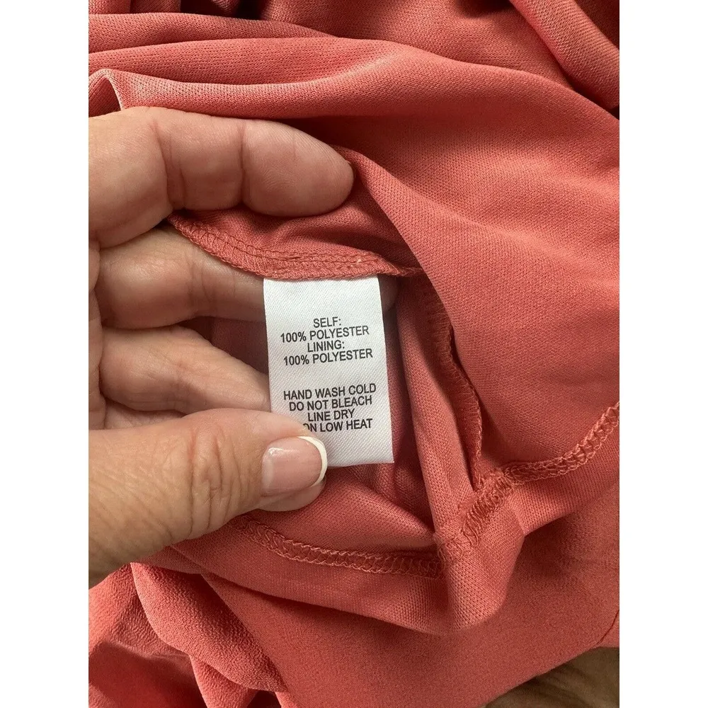 Lulu’s Meteoric Rise Maxi Dress Size Medium Button Detail Back Rusty Rose - Image 8