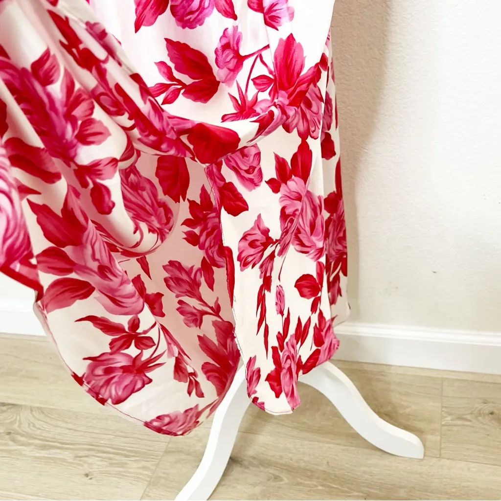 Jaclyn Smith pink/red rose slip dress 3X - Image 7