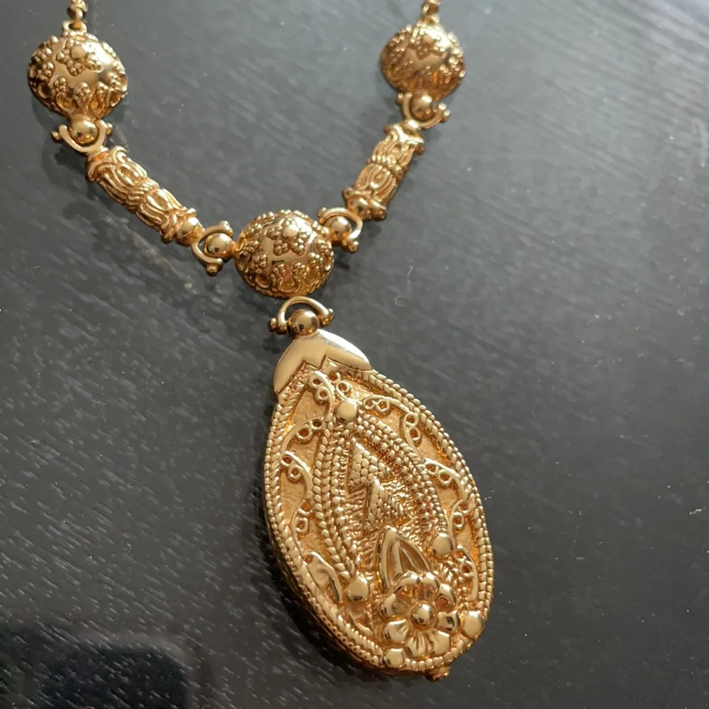 New Italian solid 18k pendant necklace Gold - Image 10