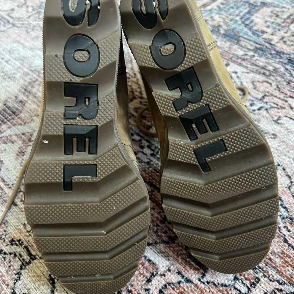 Sorel Joan of Arctic Wedge II Boots in Ash Brown Size 10 NL3018-240 - Image 10