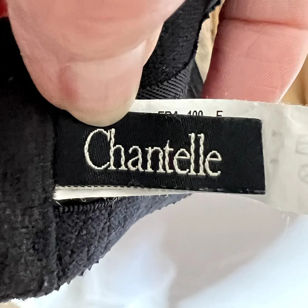 Chantelel bra size 38DDD black/beige lacy underwire sexy whimsy goth - Image 3
