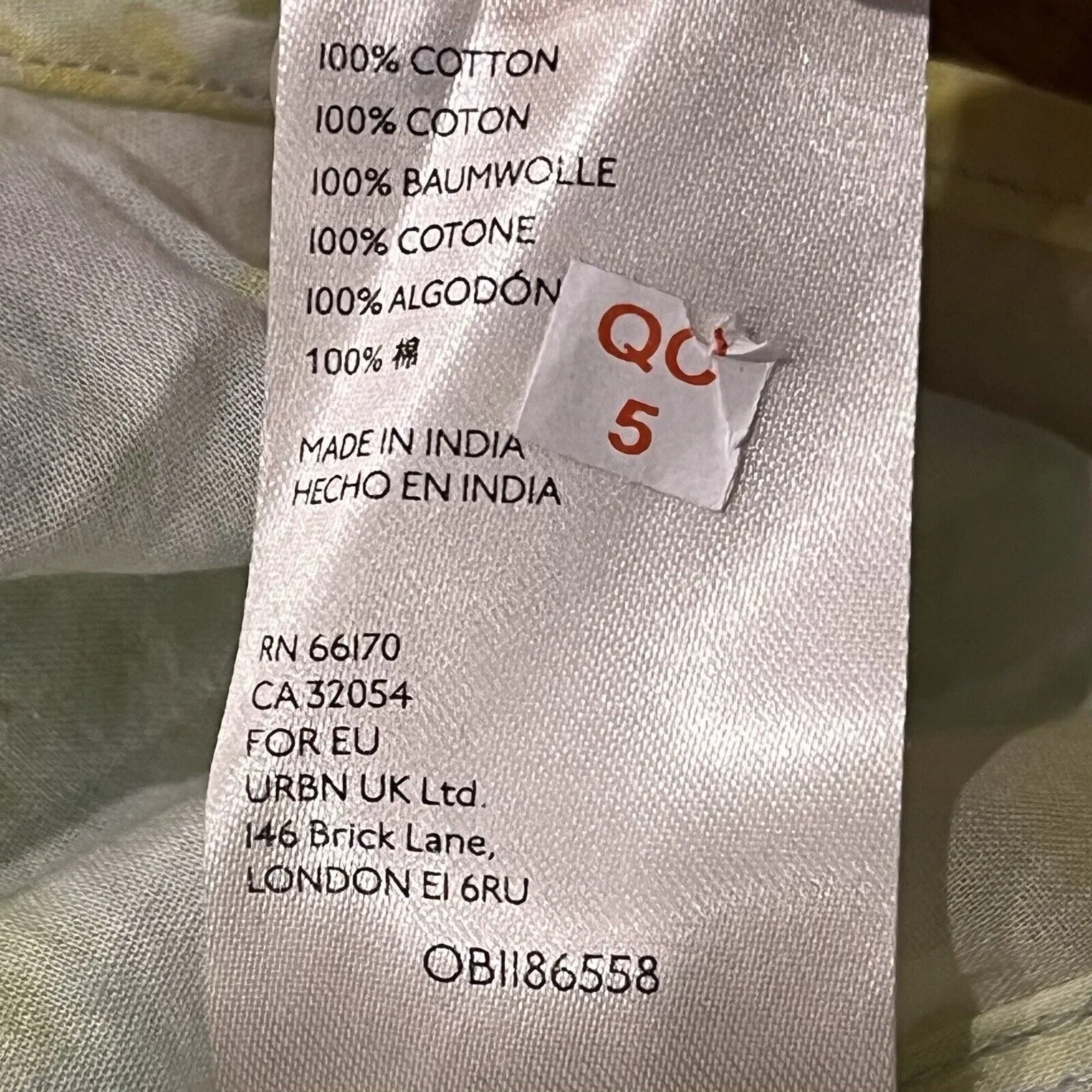 Pilcro Shirt Womens Large Top Yellow Green Button Up Semi Sheer Anthropologie - Image 2