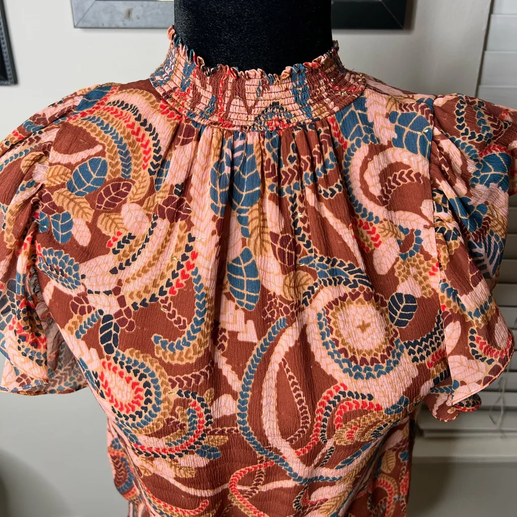 A.L.C. Hayley top Ginger orange 4 - Image 8