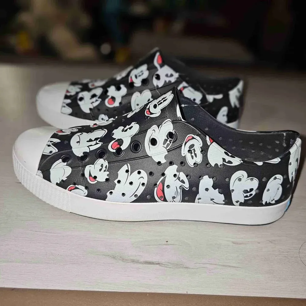 NWOT‎ Native x Disney Mickey Mouse Slip On Rubber Shoes Mens 7 Womens 9 Black Size undefined - Image 2