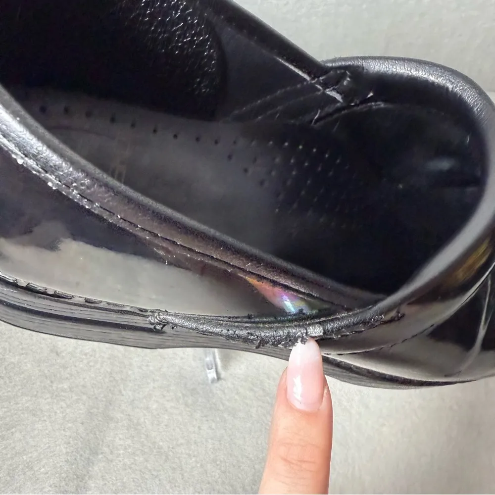 Dansko Women Professional Leather Clogs Black Dark Purple size EU 41/ US 10.5-11 - Image 16