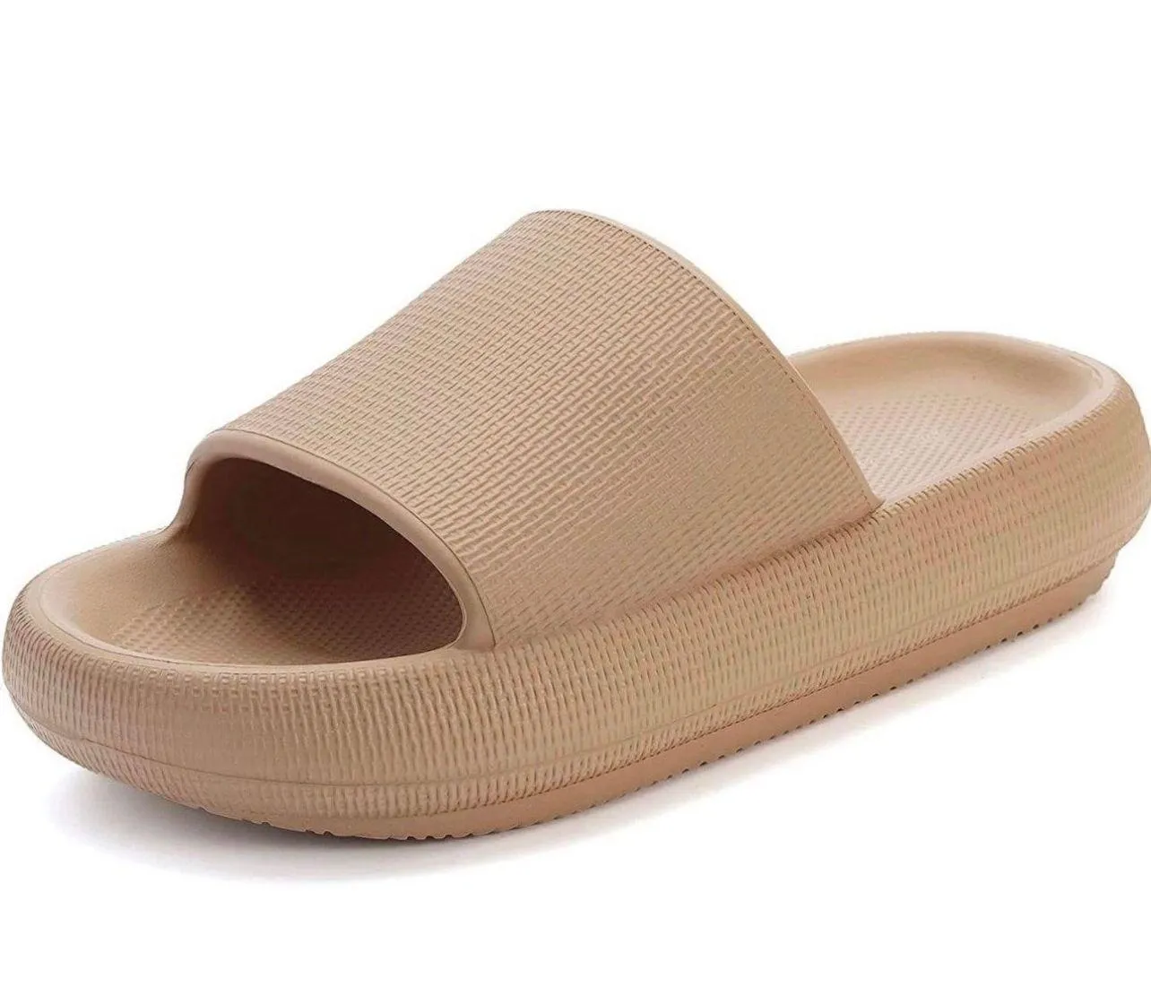 Taupe Cloud Sole Non Slip On Slide Tan Size 10 - Image 5