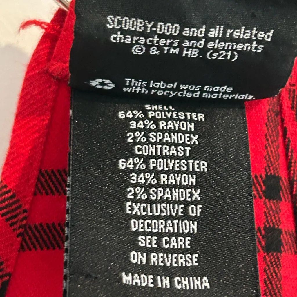 Scooby Doo The Hex Girls Plaid Skirtall Red black Size 3X - Image 15