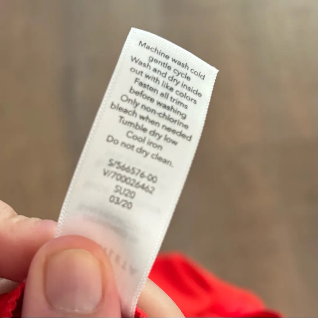 athleta red wrap sleeveless tank jumpsuit - Image 4