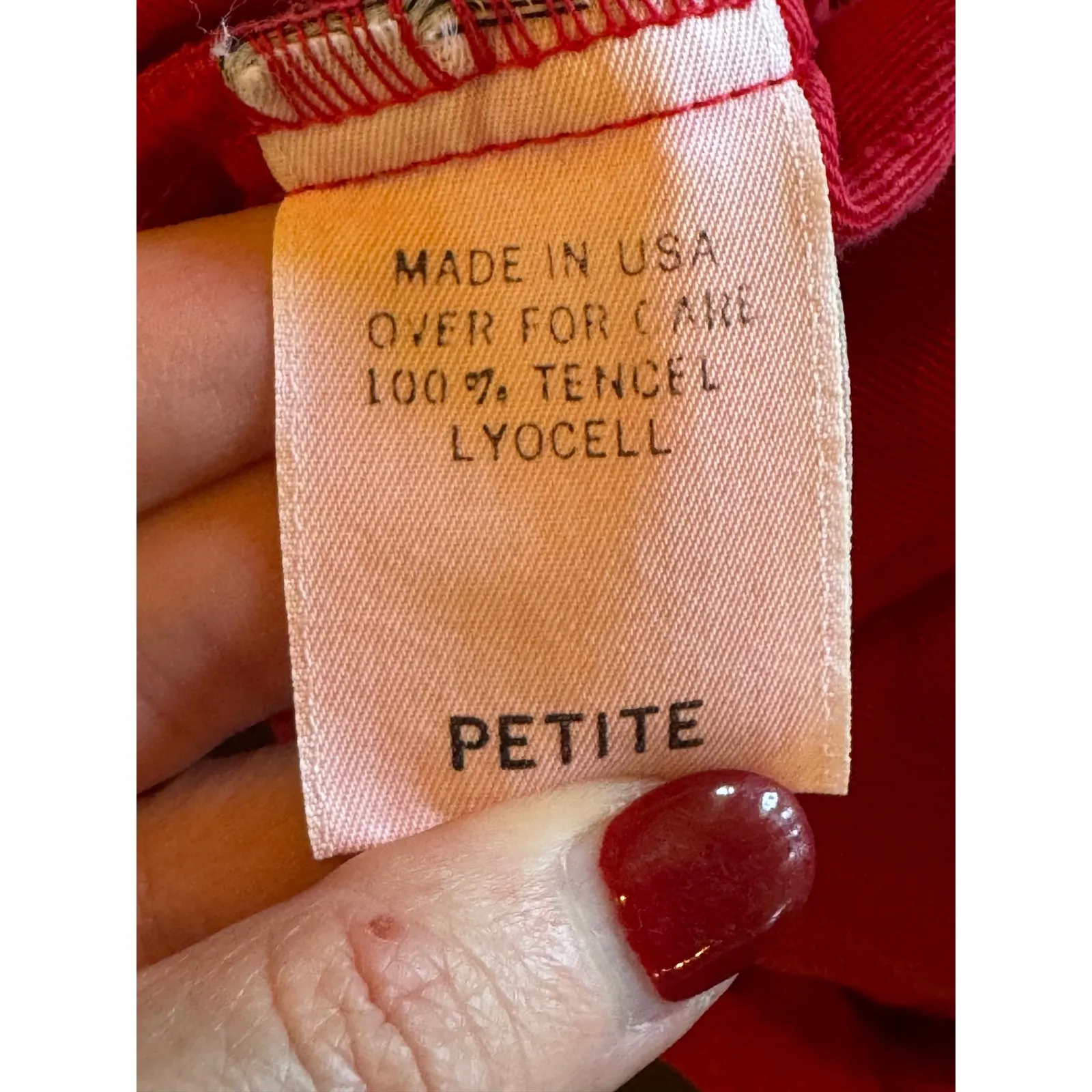 Democracy Vest Women Medium Petite Red Quilted‎ Full Zip Outdoor Vintage Preppy - Image 10