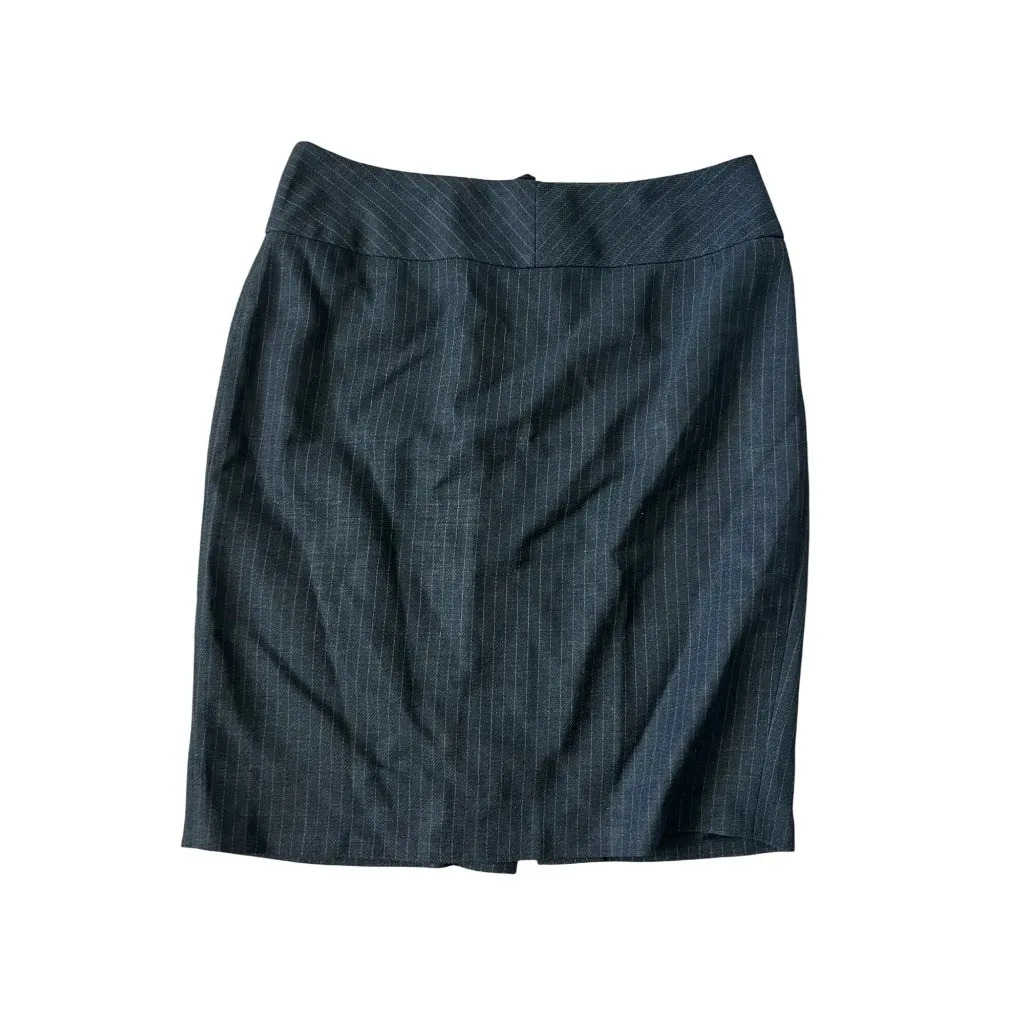 ESCADA Vintage Margaretha Ley Gray Pencil Skirt Sz 36 - Image 3