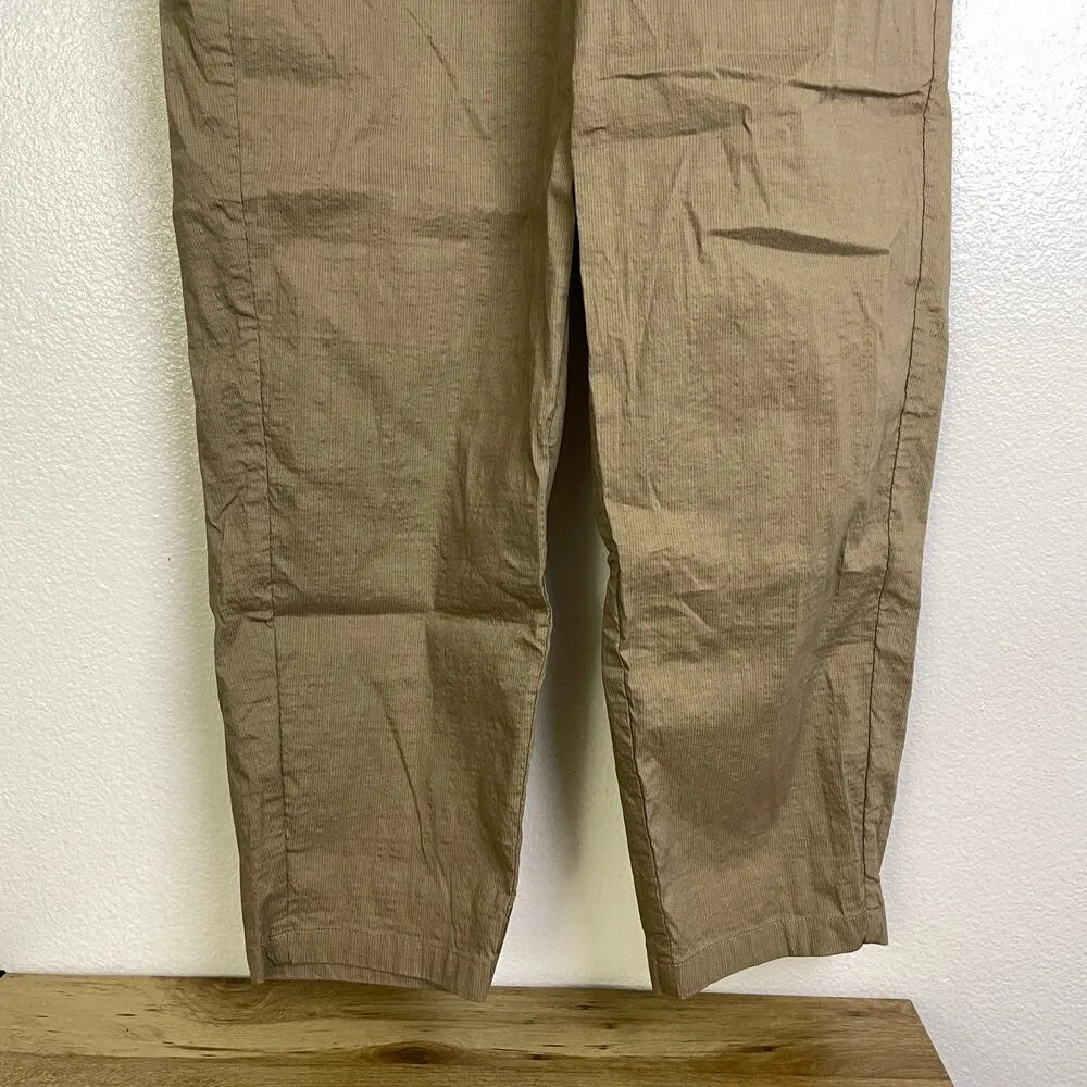 Annette Gortz Pants Womens Size 40 Tan Alexa Loose Fit Elastic German NWOT Brown - Image 7