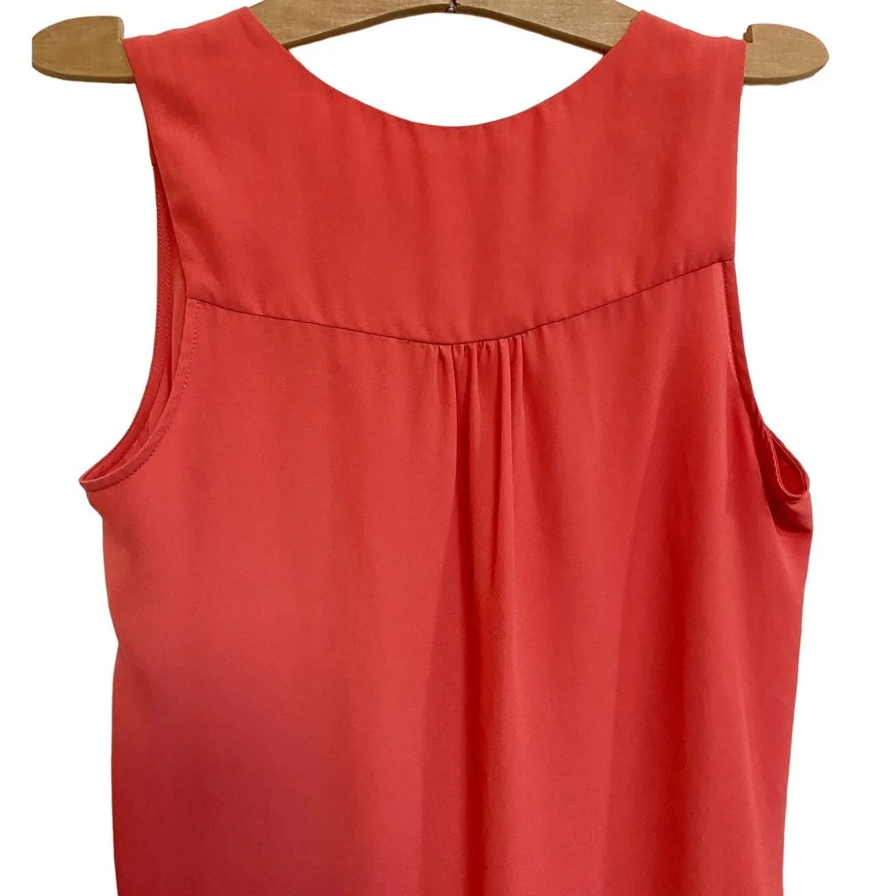 Pleione Orange Sleeveless Dressy Cut-Out Accent Tank‎ Top - M EUC - Image 9