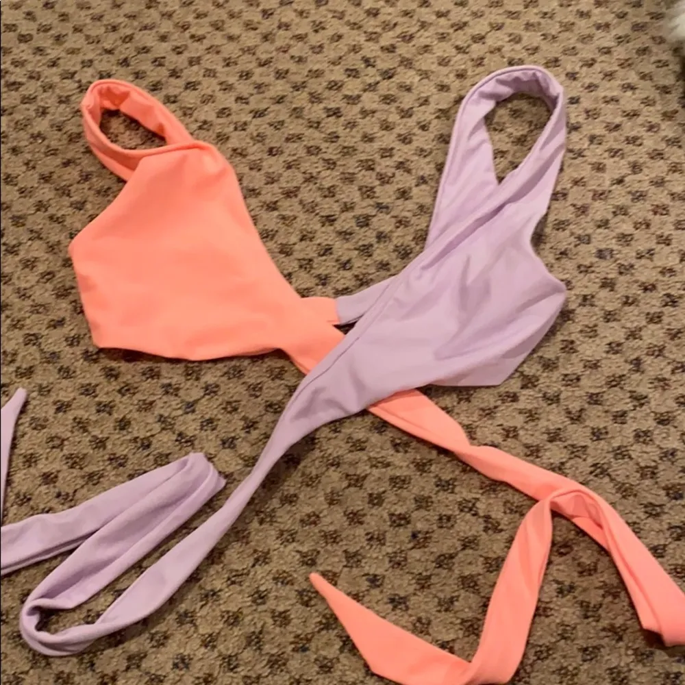 Love wave pixie Bikini Wrap Top - Image 4