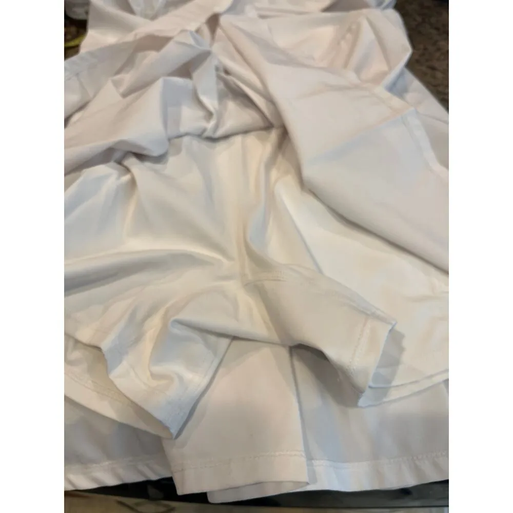 Abercrombie and Fitch White Pleated Skirt Tennis Dress Size Small Tall - Image 4