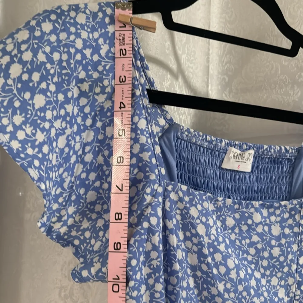 SIENNA SKY SMOCKED MINI DRESS Sz: S - Image 7