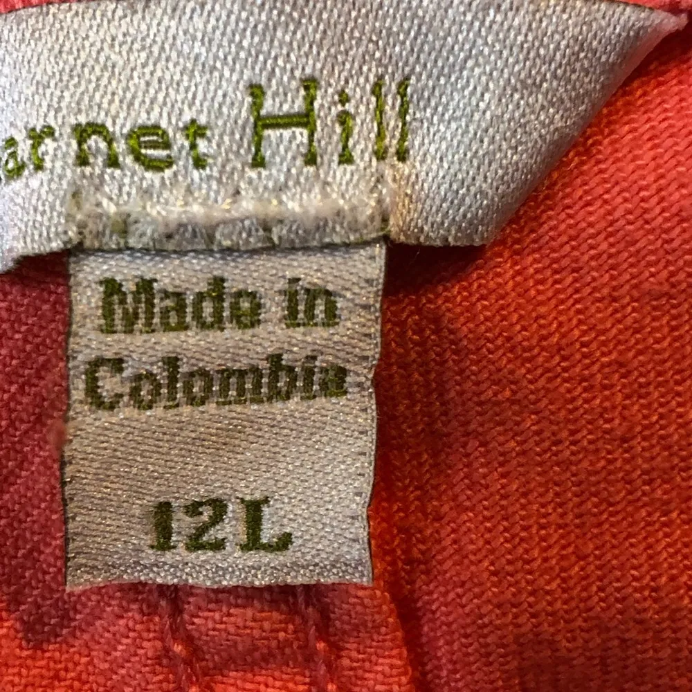 Garnet Hill Size 12 Long 5 Pocket Denim Pants - Image 8