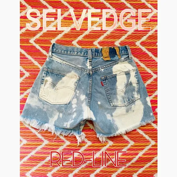 💖ULTRA RARE💖 ✨501 Vintage Levi’s Selvedge Red-line shorts✨ - Image 2