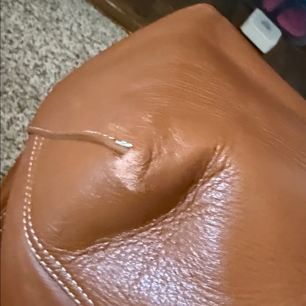 J.Crew Genuine Leather Tote / Shoulder Bag - Image 6