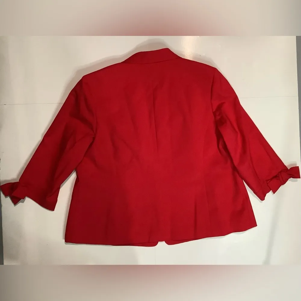Jones Studio Vibrant Red Women's Blazer - Image 10
