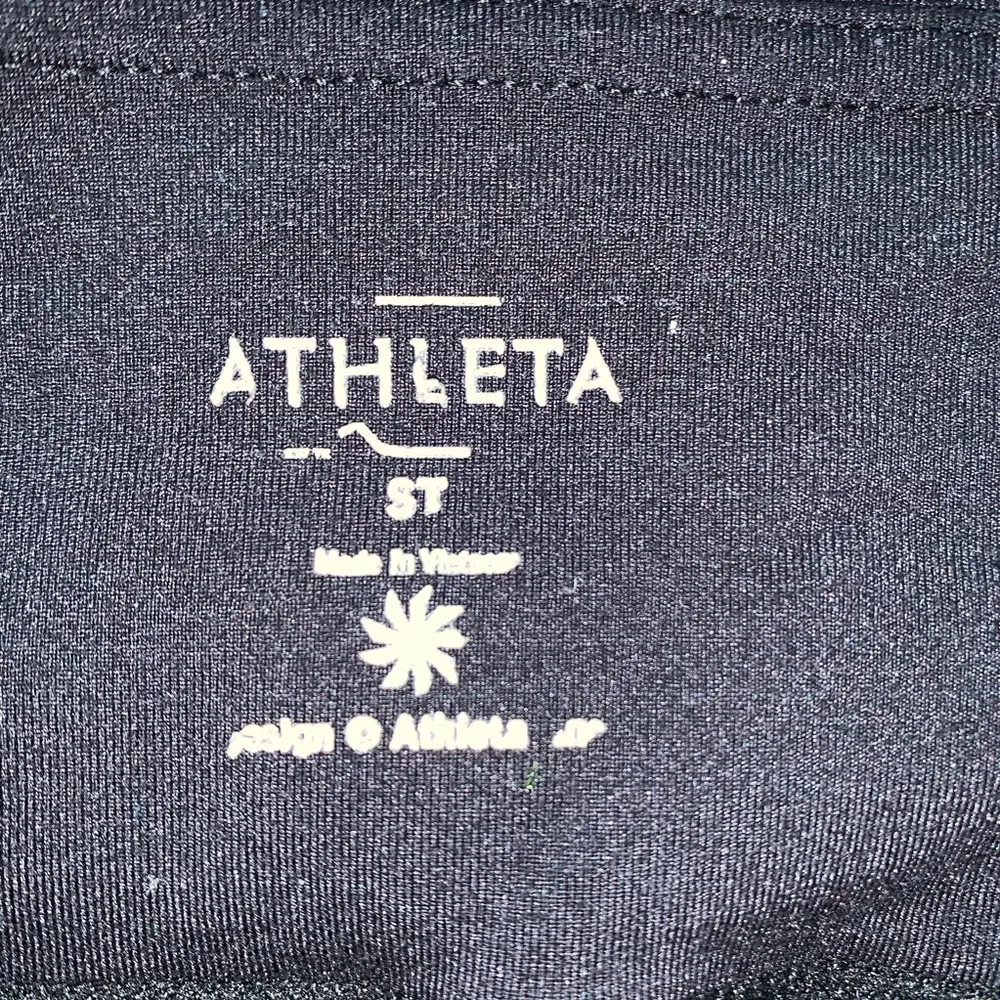 Athleta Black Crop Leggings size small tall - Image 3