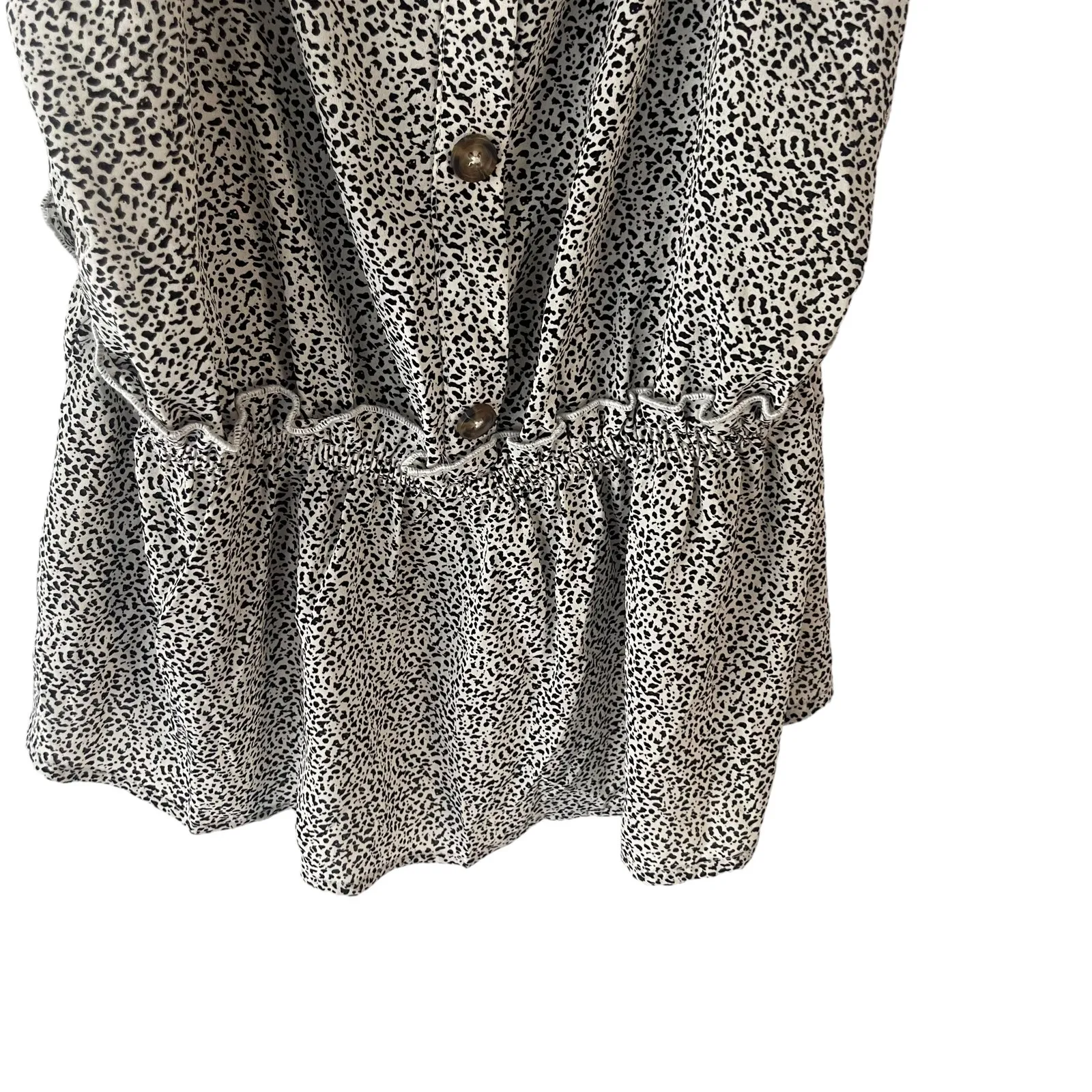 Sienna Sky Women's Size Medium‎ Leopard Print Flowy Top - Image 3